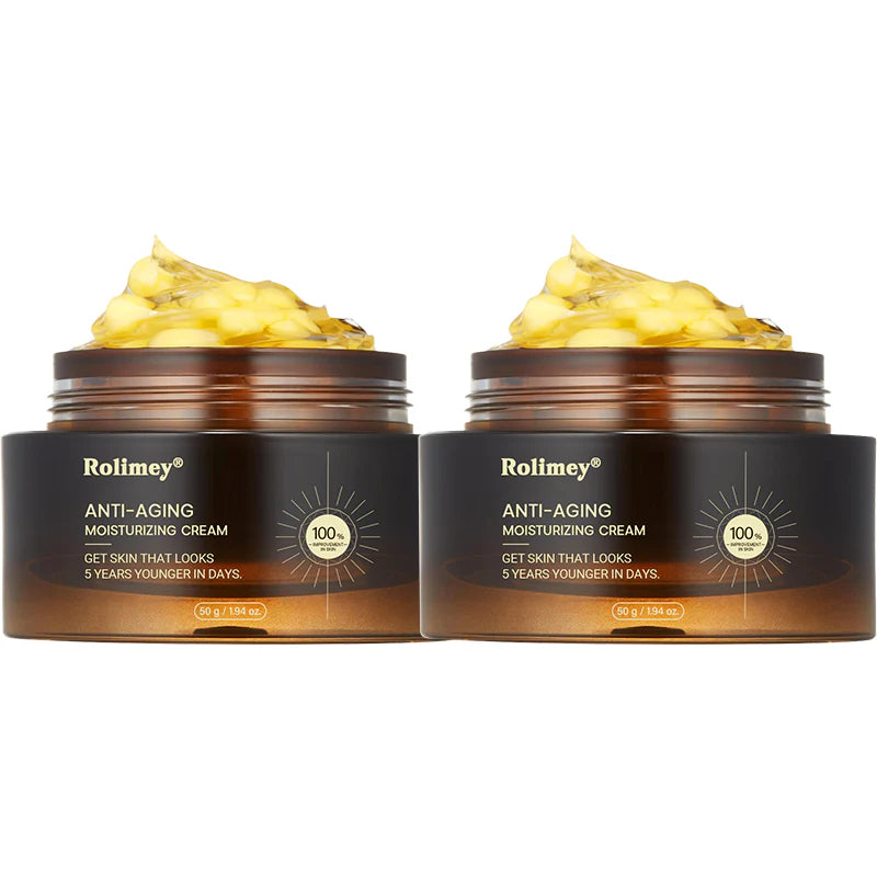 ✅Official Store|Rolimey® Anti-Aging Moisturizing Cream with Hyaluronic Acid, Retinol & Collagen – For Face, Neck, Décolleté & Legs – Made in United States – Day & Night Use