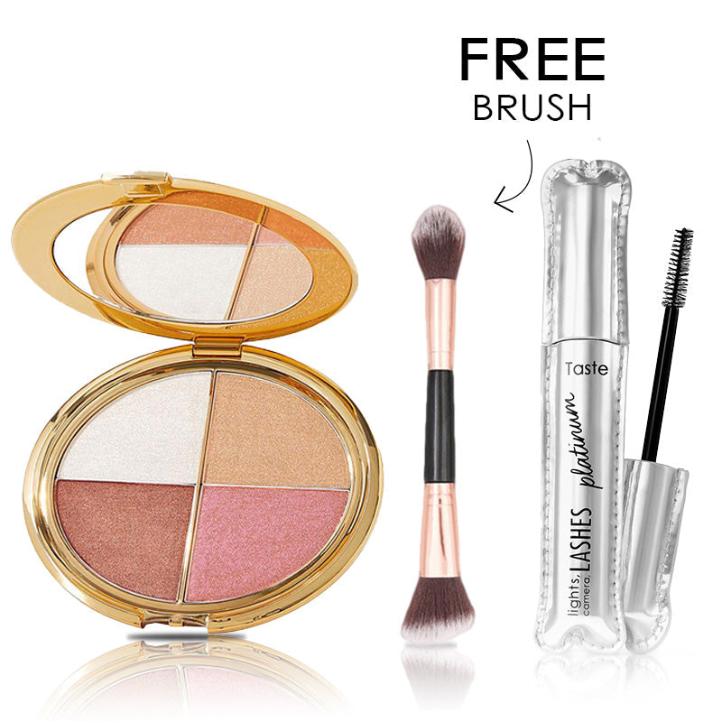 🎀 Last 3 hours 60% off⏰Eye & cheek palette - eyeshadow and highlighter makeup ✅Made In USA