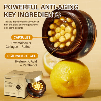 ✅Official Store|Rolimey® Anti-Aging Moisturizing Cream with Hyaluronic Acid, Retinol & Collagen – For Face, Neck, Décolleté & Legs – Made in United States – Day & Night Use