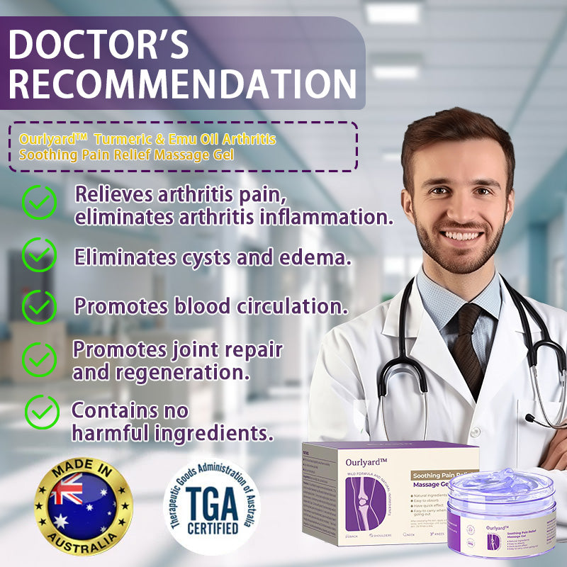 ✅Ourlyard® Official Store: Turmeric & Emu Oil Arthritis Soothing Pain Relief Massage Gel