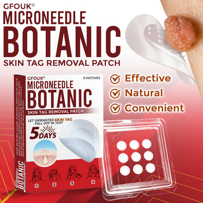 𝑮𝑭𝑶𝑼𝑲® MicroNeedle Botanic Skin Tag Removal Patch ✅Australian Made🌏✅